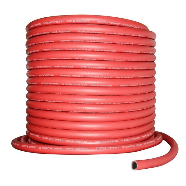 Interstate Pneumatics Jack Hammer Red Rhino Rubber Hose 3/4 Inch x 400 feet 300 PSI HJ19-400E